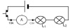 Schéma d'un circuit en série avec un ampèremètre branché