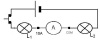 Schéma d'un circuit en série avec un ampèremètre branché
